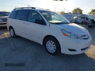 2007 Toyota Sienna CE with VIN 5TDZK23C57S079403, listed as a IAAI auction lot 41846147 with 244,090 mi miles. Bid and sale history available at carsss.com. Image 1.