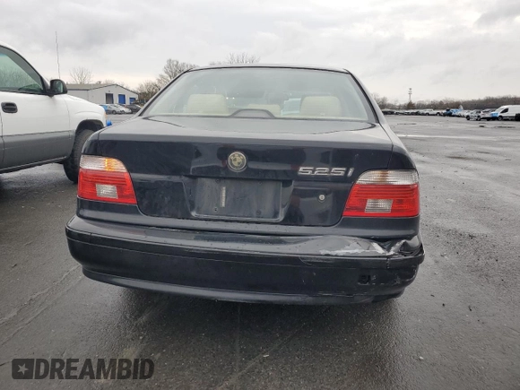 2003 BMW 5 Series 525i with VIN WBADT33443GF43999, listed as a Copart auction lot 48878805 with 158,699 mi miles and Salvage Title. Bid and sale history available at carsss.com. Image 6.