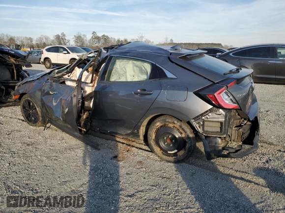 2018 Honda Civic EX with VIN SHHFK7H5XJU216923, listed as a Copart auction lot 49716635 with Not provided miles and Salvage title. Bid and sale history available at DreamBid. Image 2.