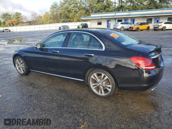 2016 Mercedes-Benz C 300 with VIN WDDWF4JBXGR179059, listed as a Copart auction lot 81296694 with Not provided miles and Salvage title. Bid and sale history available at DreamBid. Image 2.