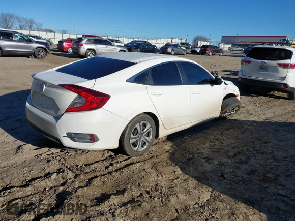 2017 Honda Civic LX z VIN 19XFC2F50HE007646, wystawiony jako IAAI lot #41360121 z przebiegiem 133 800 mil mil oraz . Historia ofert i sprzedaży dostępna na DreamBid. Obrazek 4.