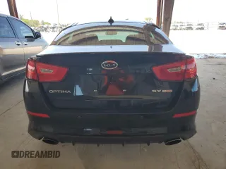 2014 Kia Optima SX Turbo with VIN 5XXGR4A64EG295446, listed as a Copart auction lot 61931635 with 142,040 mi miles and Clean title. Bid and sale history available at DreamBid. Image 6.