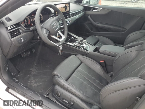 2023 Audi A5 S line Premium Plus z VIN WAUTAAF55PA022631, wystawiony jako Copart lot #44310295 z przebiegiem 15 391 mil mil oraz Szkoda całkowita • Salvage title. Historia ofert i sprzedaży dostępna na DreamBid. Obrazek 7.