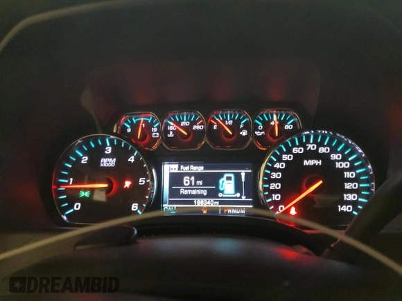 2015 Chevrolet Silverado 1500 LT with VIN 1GCVCREC7FZ165200, listed as a Copart auction lot 42174215 with 188,340 mi miles and Clean Title. Bid and sale history available at DreamBid. Image 9.
