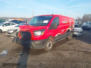 2020 Ford Transit Cargo Van with VIN 1FTBR1Y83LKB49056, listed as a IAAI auction lot 41168050 with 91,855 mi miles. Bid and sale history available at carsss.com. Image 17.