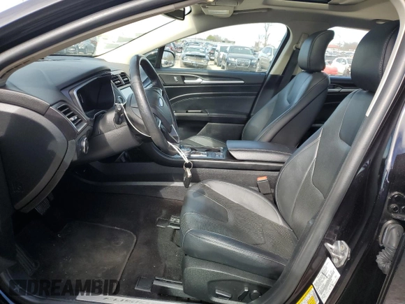 2019 Ford Fusion Hybrid Titanium with VIN 3FA6P0RU0KR144636, listed as a Copart auction lot 44357323 with 100,146 mi miles. Bid and sale history available at carsss.com. Image 7.