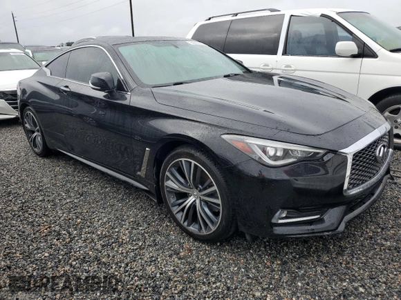 2018 Infiniti Q60 Luxe with VIN JN1CV7EK4JM200250, listed as a Copart auction lot 74010024 with 50,146 mi miles and Non Repairable. Bid and sale history available at carsss.com. Image 4.