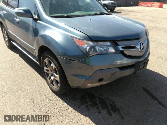 2007 Acura MDX with VIN 2HNYD28207H531210, listed as a IAAI auction lot 41785747 with 165,645 mi miles. Bid and sale history available at carsss.com. Image 6.
