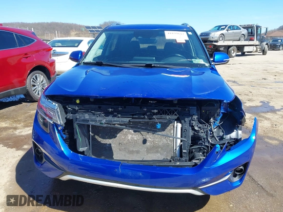2021 Kia Seltos EX with VIN KNDERCAAXM7167273, listed as a IAAI auction lot 41839652 with 64,256 mi miles and . Bid and sale history available at DreamBid. Image 12.