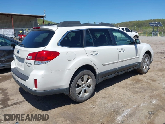 2012 Subaru Outback 2.5i Limited with VIN 4S4BRBKC9C3297009, listed as a IAAI auction lot 42125229 with 157,474 mi miles. Bid and sale history available at carsss.com. Image 4.