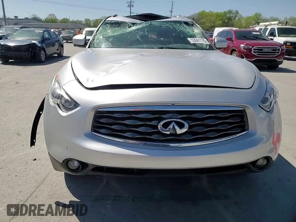 2011 Infiniti FX with VIN JN8AS1MW3BM734697, listed as a Copart auction lot 53041115 with 118,520 mi miles and Salvage title. Bid and sale history available at DreamBid. Image 12.