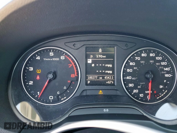 2015 Audi A3 1.8T Premium with VIN WAUACGFF5F1010023, listed as a Copart auction lot 48317835 with 100,277 mi miles and Salvage Title. Bid and sale history available at carsss.com. Image 9.