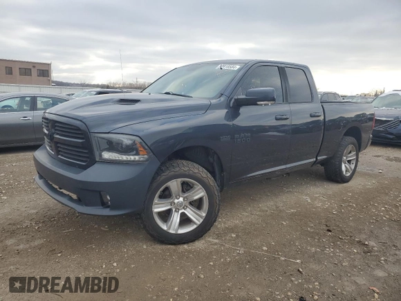 2015 Ram 1500 Sport z VIN 1C6RR7HT3FS584242, wystawiony jako Copart lot #82418584 z przebiegiem Nie podano mil oraz Szkoda całkowita • Salvage title. Historia ofert i sprzedaży dostępna na DreamBid. Obrazek 1.