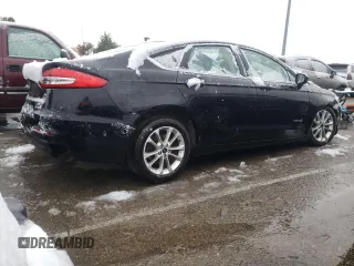 2019 Ford Fusion Hybrid SE with VIN 3FA6P0LU0KR252957, listed as a Copart auction lot 38459553 with 62,947 mi miles. Bid and sale history available at carsss.com. Image 3.