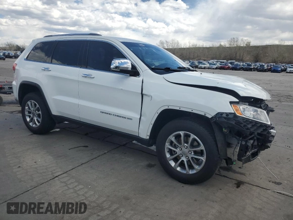 2014 Jeep Grand Cherokee Limited z VIN 1C4RJFBG5EC545425, wystawiony jako Copart lot #54035445 z przebiegiem 135 309 mil mil oraz Szkoda całkowita • Salvage title. Historia ofert i sprzedaży dostępna na DreamBid. Obrazek 4.