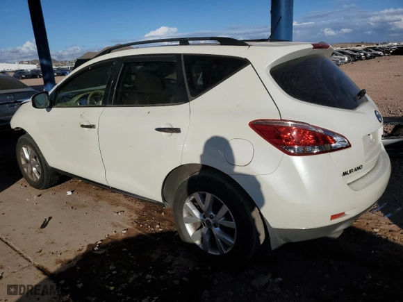 2014 Nissan Murano SV with VIN JN8AZ1MW1EW505343, listed as a Copart auction lot 42640715 with 186,400 mi miles and Salvage Title. Bid and sale history available at carsss.com. Image 2.