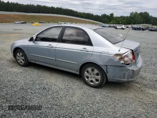 2007 Kia Spectra EX z VIN KNAFE121775389527, wystawiony jako Copart lot #56517285 z przebiegiem 340 861 mil mil oraz Szkoda całkowita • Salvage title. Historia ofert i sprzedaży dostępna na DreamBid. Obrazek 2.