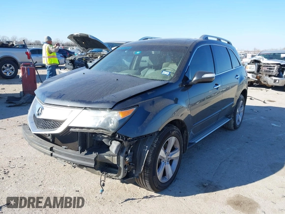 2013 Acura MDX Tech Pkg with VIN 2HNYD2H37DH512951, listed as a IAAI auction lot 41286893 with 107,180 mi miles. Bid and sale history available at carsss.com. Image 17.