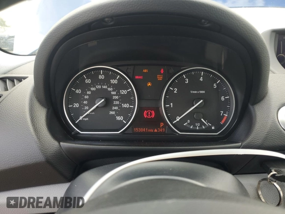 2009 BMW 1 Series 128i with VIN WBAUP93529VF49255, listed as a Copart auction lot 51100045 with 153,841 mi miles and Clean title. Bid and sale history available at DreamBid. Image 9.
