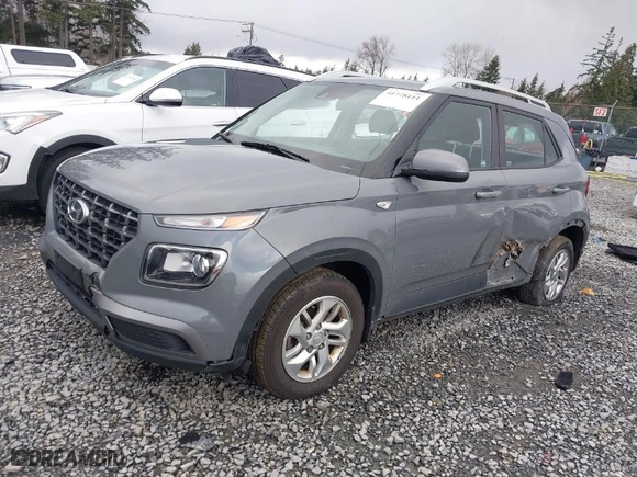 2020 Hyundai Venue SEL with VIN KMHRC8A35LU014510, listed as a IAAI auction lot 41778111 with 60,495 mi miles. Bid and sale history available at carsss.com. Image 2.