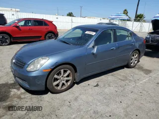 2006 Infiniti G35 with VIN JNKCV51E16M505714, listed as a Copart auction lot 70268654 with 75,549 mi miles and Salvage Title. Bid and sale history available at DreamBid. Image 1.