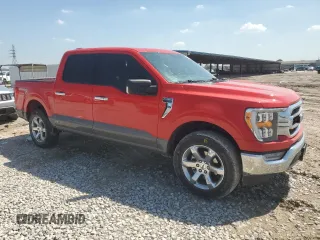 2021 Ford F-150 XL with VIN 1FTFW1E52MKE23546, listed as a Copart auction lot 50287065 with 33,107 mi miles and Salvage title. Bid and sale history available at DreamBid. Image 4.