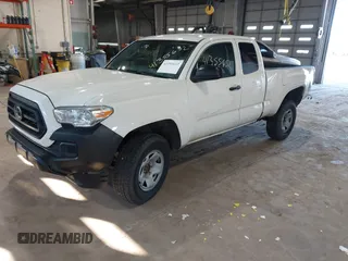 2021 Toyota Tacoma SR with VIN 3TYRX5GN3MT025810, listed as a IAAI auction lot 41355652 with 83,924 mi miles and . Bid and sale history available at DreamBid. Image 18.
