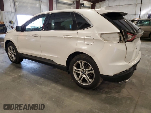 2015 Ford Edge Titanium with VIN 2FMTK4K97FBB12839, listed as a Copart auction lot 52435305 with 166,628 mi miles and Salvage Title. Bid and sale history available at carsss.com. Image 2.