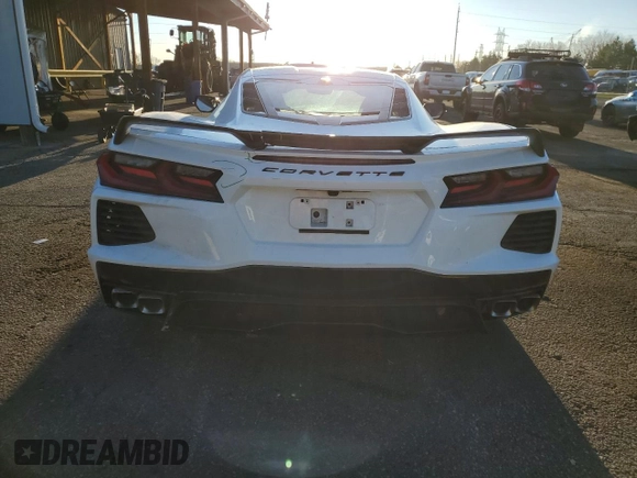2023 Chevrolet Corvette 2LT with VIN 1G1YB2D40P5101955, listed as a Copart auction lot 50660255 with 21,419 mi miles and Salvage title. Bid and sale history available at DreamBid. Image 6.