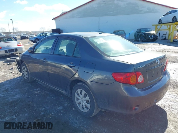 2009 Toyota Corolla with VIN JTDBL40E499070662, listed as a IAAI auction lot 41590923 with 148,295 mi miles. Bid and sale history available at carsss.com. Image 3.