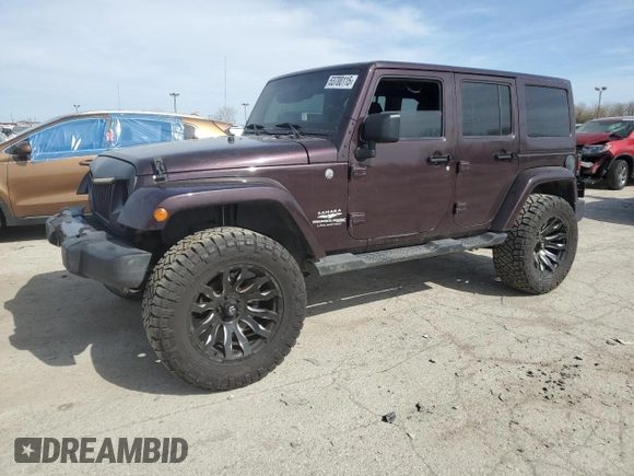 2014 Jeep Wrangler Unlimited Sahara with VIN 1C4BJWEG1EL196129, listed as a Copart auction lot 53700115 with 140,998 mi miles and Clean Title. Bid and sale history available at carsss.com. Image 1.