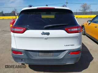2016 Jeep Cherokee Limited with VIN 1C4PJLDB3GW221804, listed as a IAAI auction lot 41975767 with 126,883 mi miles. Bid and sale history available at carsss.com. Image 16.