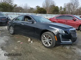 2017 Cadillac CTS Luxury RWD with VIN 1G6AR5SS5H0145930, listed as a Copart auction lot 88626675 with 95,244 mi miles and Salvage Title. Bid and sale history available at DreamBid. Image 4.