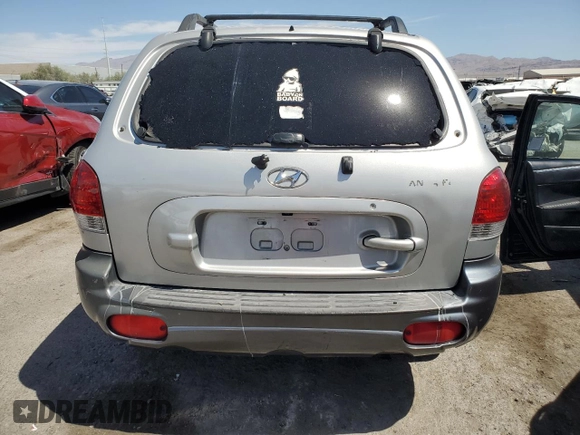 2004 Hyundai Santa Fe GLS with VIN KM8SC13D44U649220, listed as a Copart auction lot 69296204 with 157,135 mi miles and Salvage Title. Bid and sale history available at carsss.com. Image 6.