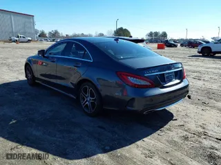 2015 Mercedes-Benz CLS-Class CLS 400 with VIN WDDLJ6HB7FA154135, listed as a IAAI auction lot 41634319 with 158,716 mi miles. Bid and sale history available at carsss.com. Image 3.