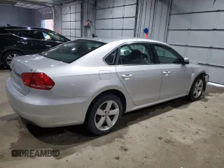 2013 Volkswagen Passat SE w/Sunroof with VIN 1VWBP7A38DC010542, listed as a Copart auction lot 46827375 with 82,160 mi miles and Salvage Title. Bid and sale history available at carsss.com. Image 3.