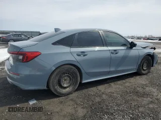 2022 Honda Civic Sedan Sport with VIN 2HGFE2F54NH101802, listed as a Copart auction lot 52187435 with 177,256 mi miles and Salvage Title. Bid and sale history available at carsss.com. Image 3.