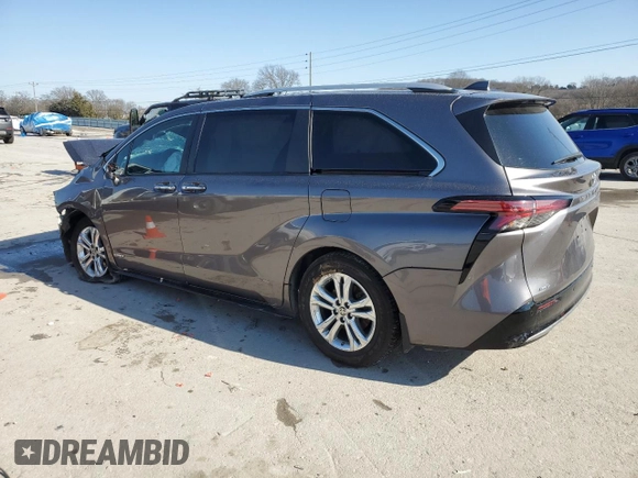 2021 Toyota Sienna Limited with VIN 5TDESKFC0MS030356, listed as a Copart auction lot 42554835 with 165,343 mi miles and Salvage Title. Bid and sale history available at DreamBid. Image 2.