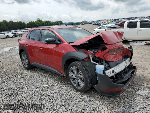 2023 Subaru Solterra Limited with VIN JTMABABA4PA002381, listed as a Copart auction lot 54891035 with 6,348 mi miles and Salvage title. Bid and sale history available at DreamBid. Image 4.