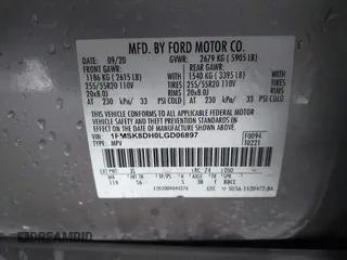 2020 Ford Explorer XLT z VIN 1FMSK8DH0LGD06897, wystawiony jako IAAI lot #41760575 z przebiegiem 71 007 mil mil oraz . Historia ofert i sprzedaży dostępna na DreamBid. Obrazek 9.
