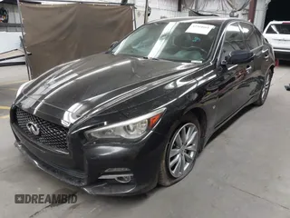 2014 Infiniti Q50 Premium with VIN JN1BV7AP6EM676289, listed as a IAAI auction lot 42304661 with 117,905 mi miles and . Bid and sale history available at DreamBid. Image 2.