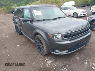 2016 Ford Flex SEL z VIN 2FMGK5C88GBA24641, wystawiony jako IAAI lot #42116701 z przebiegiem 130 194 mil mil oraz . Historia ofert i sprzedaży dostępna na DreamBid. Obrazek 1.