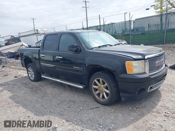 2008 GMC Sierra Denali z VIN 2GTEK638681161702, wystawiony jako IAAI lot #42078538 z przebiegiem Nie podano mil oraz . Historia ofert i sprzedaży dostępna na DreamBid. Obrazek 1.