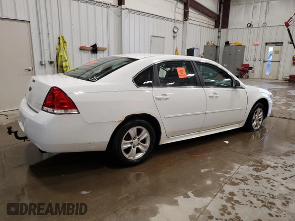 2012 Chevrolet Impala LS Fleet with VIN 2G1WF5E33C1277011, listed as a Copart auction lot 51274655 with Not Provided miles and Non Repairable. Bid and sale history available at DreamBid. Image 3.