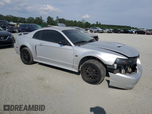 2003 Ford Mustang GT Deluxe with VIN 1FAFP42X03F305514, listed as a Copart auction lot 60518195 with 171,363 mi miles and Salvage title. Bid and sale history available at DreamBid. Image 4.