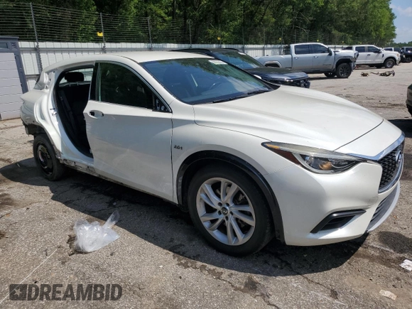 2017 Infiniti QX30 Premium with VIN SJKCH5CPXHA036311, listed as a Copart auction lot 56222825 with 145,752 mi miles and Salvage title. Bid and sale history available at DreamBid. Image 4.