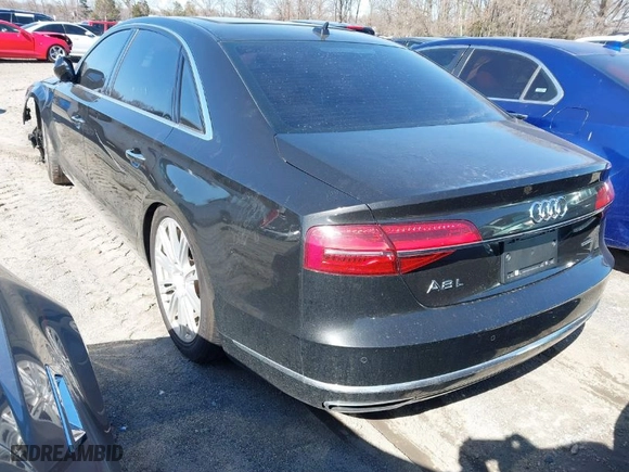 2016 Audi A8 L 3.0T with VIN WAU34AFD9GN007007, listed as a IAAI auction lot 41770501 with 114,987 mi miles. Bid and sale history available at carsss.com. Image 3.