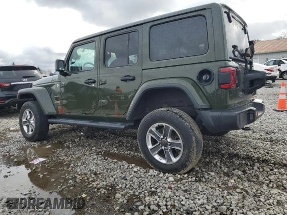 2021 Jeep Wrangler Unlimited Sahara High Altitude z VIN 1C4HJXEG3MW541397, wystawiony jako Copart lot #80727144 z przebiegiem 54 451 mil mil oraz Szkoda całkowita • Salvage title. Historia ofert i sprzedaży dostępna na DreamBid. Obrazek 2.