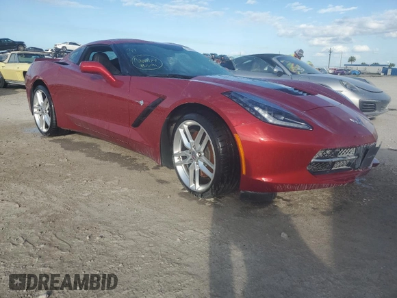2015 Chevrolet Corvette Z51 2LT z VIN 1G1YJ2D79F5109676, wystawiony jako Copart lot #75952144 z przebiegiem Nie podano mil oraz Szkoda całkowita • Salvage title. Historia ofert i sprzedaży dostępna na DreamBid. Obrazek 4.