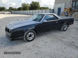 1986 Chevrolet El Camino SS with VIN 3GCCW80H7GS909081, listed as a Copart auction lot 76185614 with 66,212 mi miles and Salvage Title. Bid and sale history available at carsss.com. Image 1.